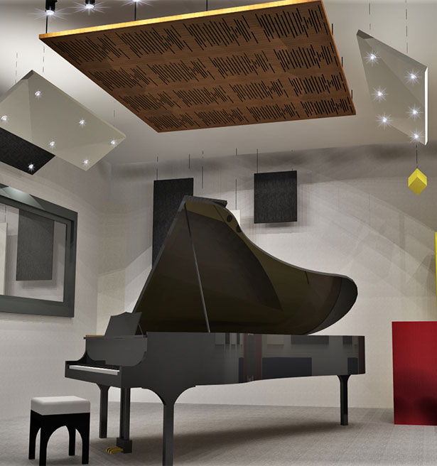 akustik piyano odası ses yalıtımı